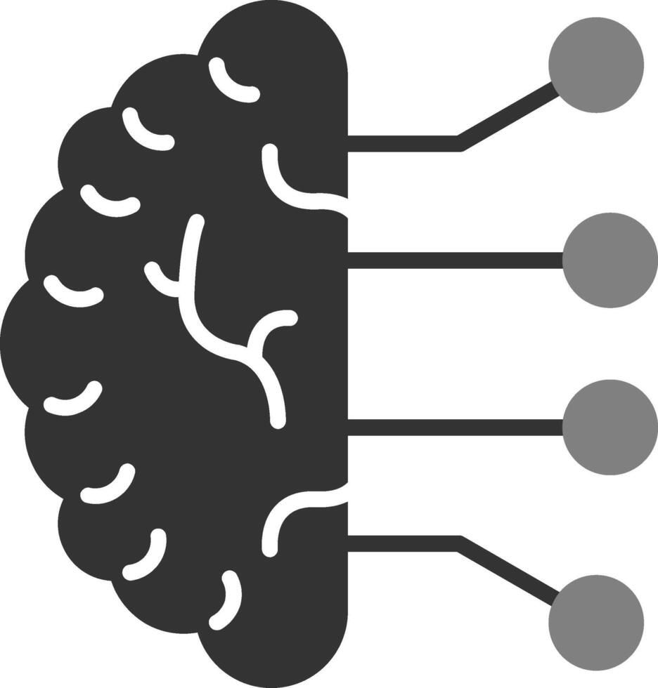 artificiale intelligenza vettore icona