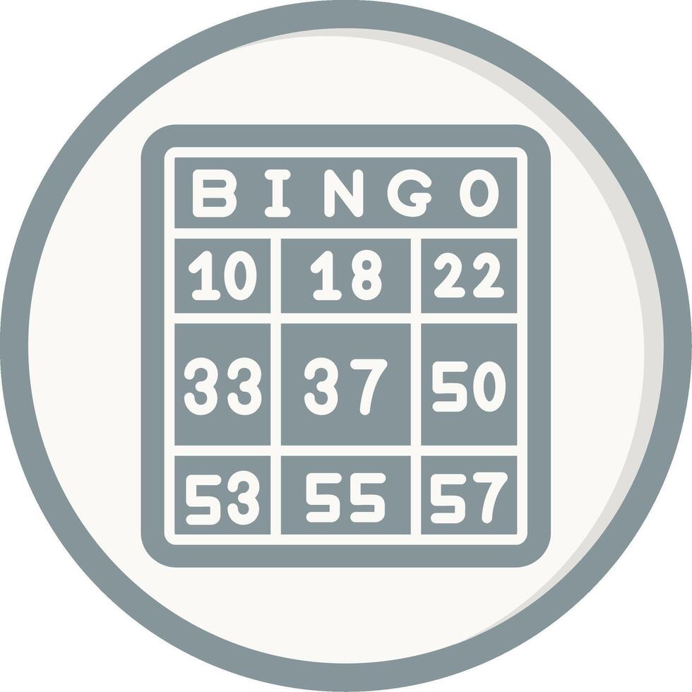 icona del vettore bingo