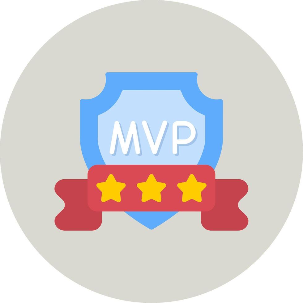 mvp vettore icona