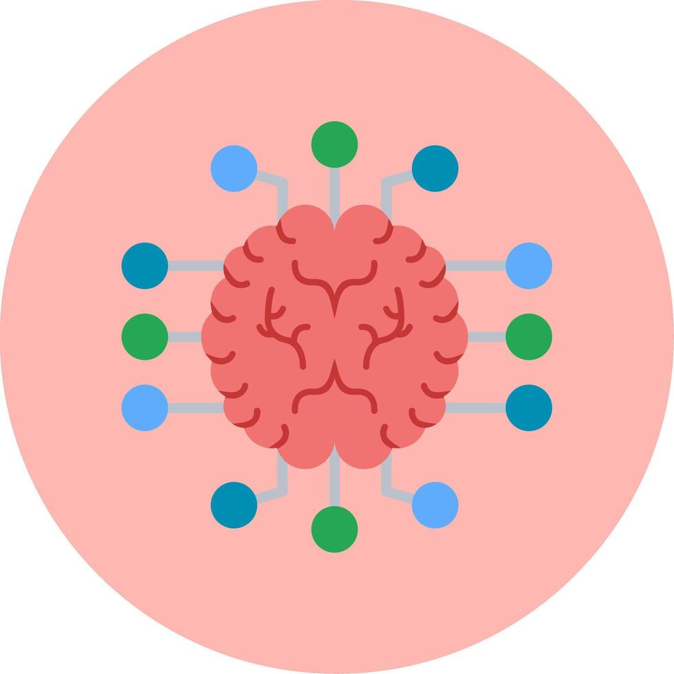 artificiale intelligenza vettore icona