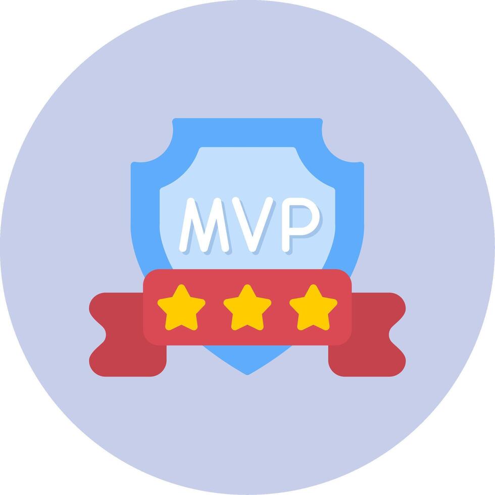 mvp vettore icona