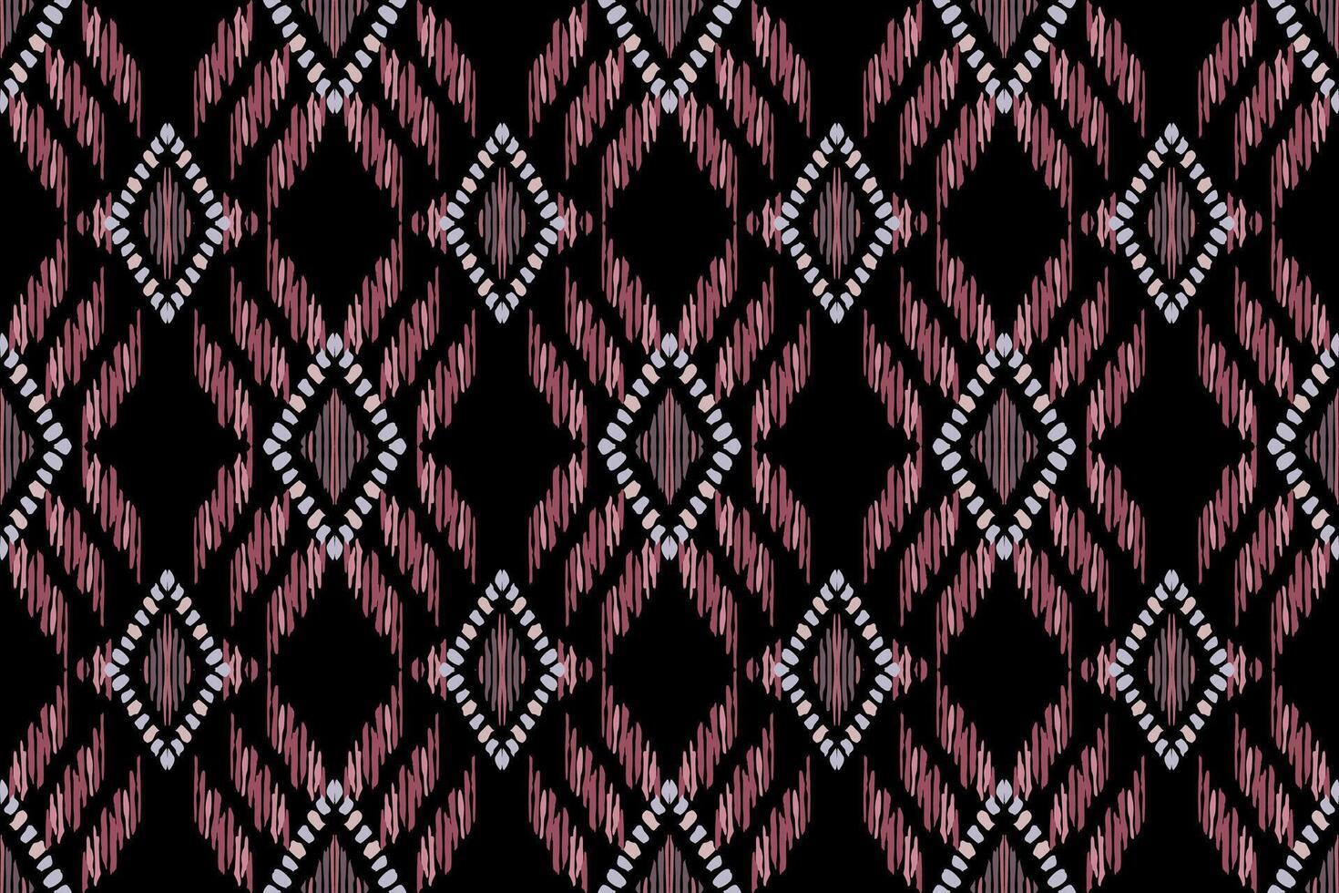 etnico senza soluzione di continuità modello ikat geometrico indiano style.tribal etnico vettore struttura. senza soluzione di continuità a strisce modello nel azteco stile indiano, zingaro, africano tappeto. bohémien.