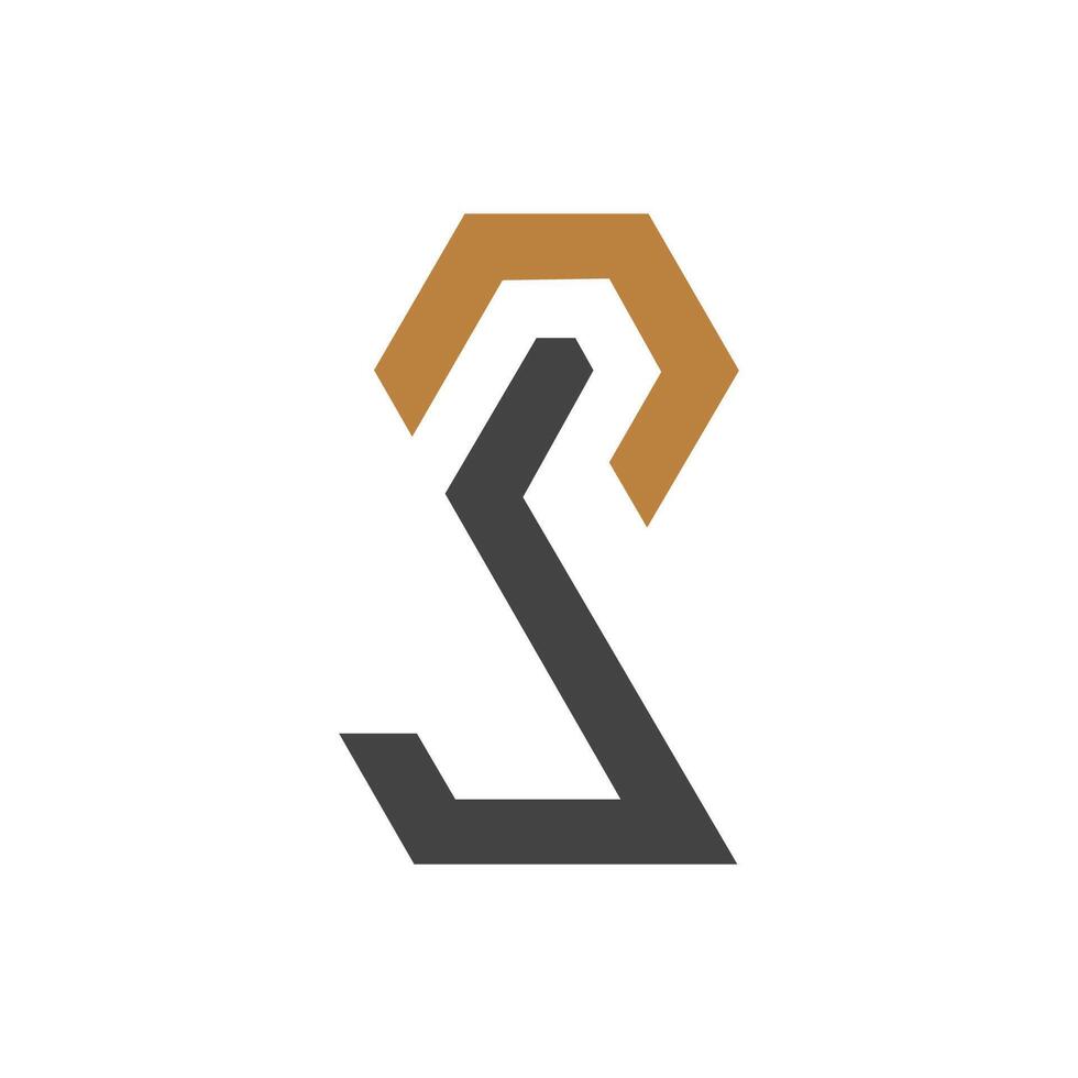 iniziale jp lettera logo con creativo moderno attività commerciale tipografia vettore modello. creativo astratto lettera pj logo design.