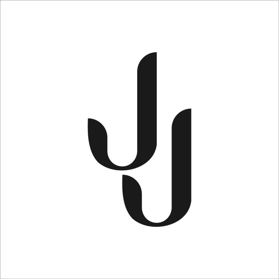 iniziale lettera jj logo o j logo vettore design modello