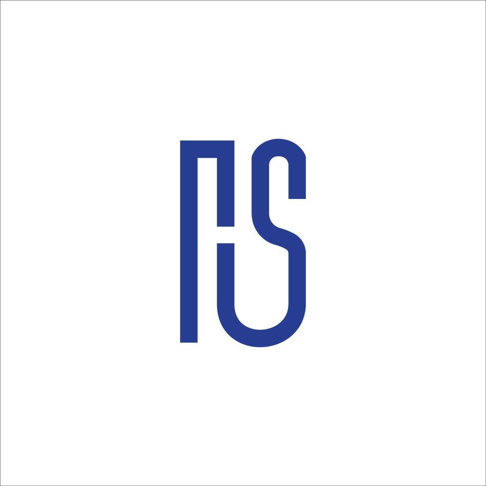 iniziale lettera hs logo o sh logo vettore design modello