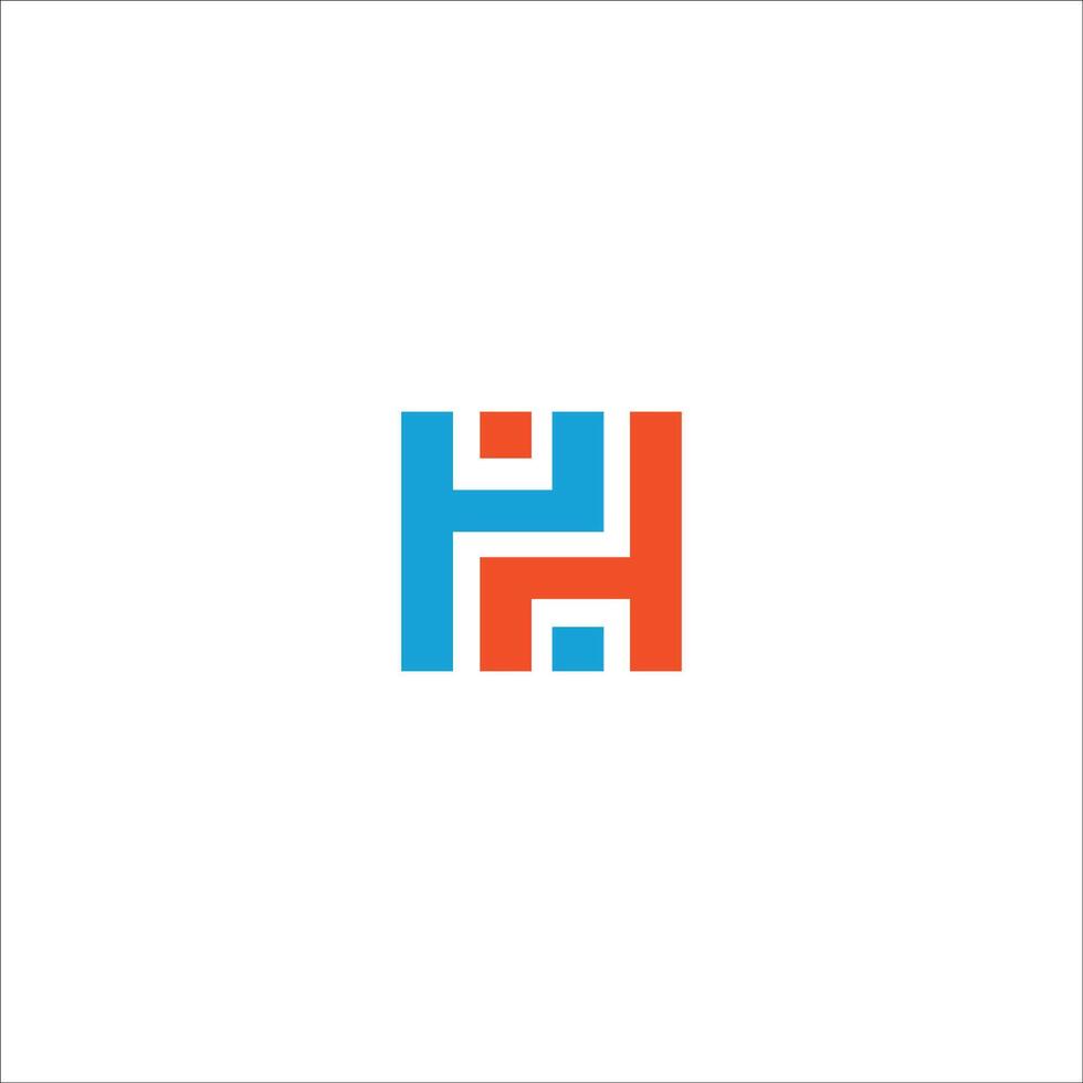 iniziale lettera hh logo o h logo vettore design modello