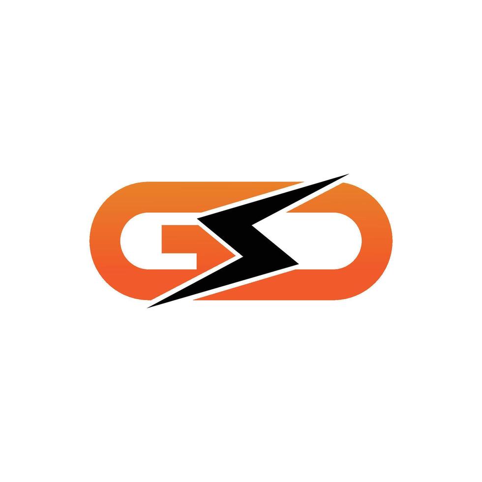 iniziale lettera gd o dg logo vettore design modello