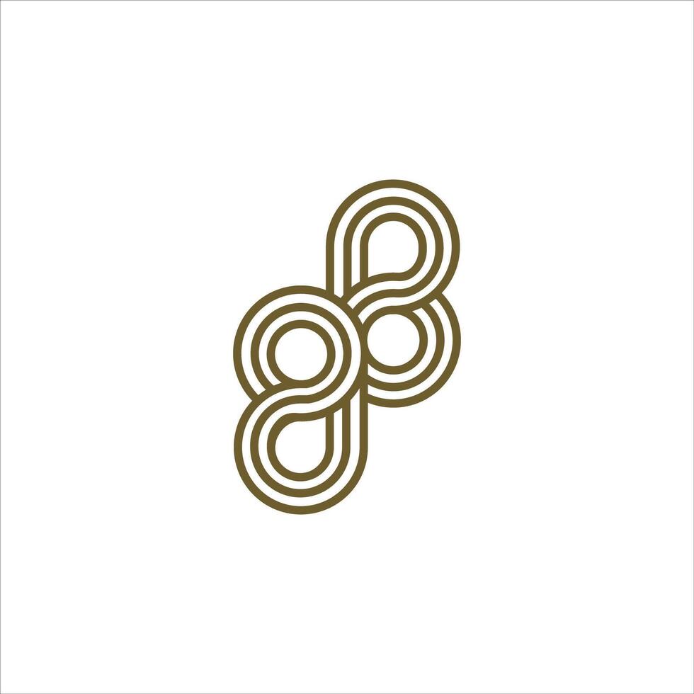 iniziale lettera bg logo o gb logo vettore design modello