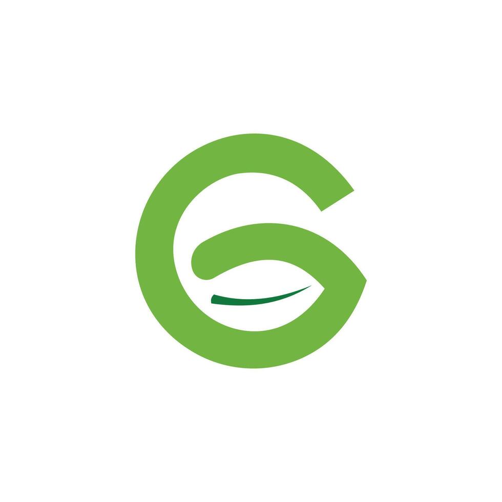 iniziale lettera g logo vettore design