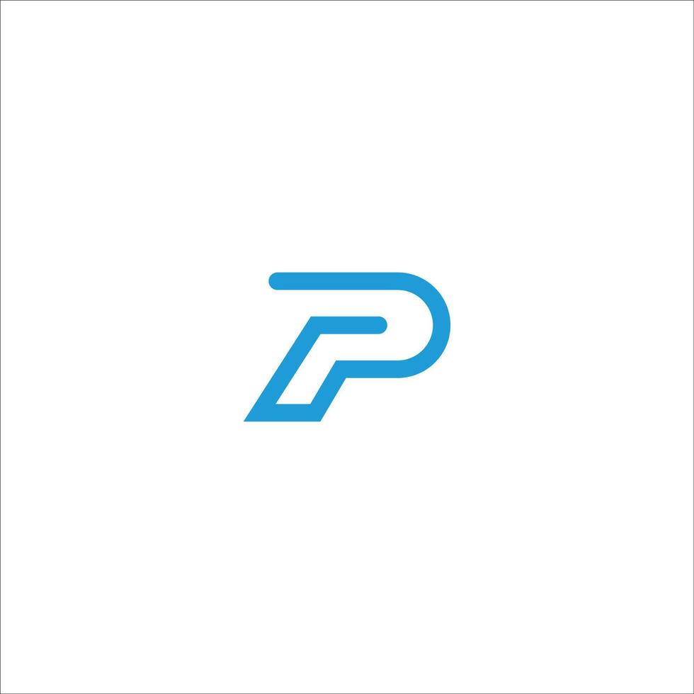 iniziale lettera fp logo o pf logo vettore design modelli