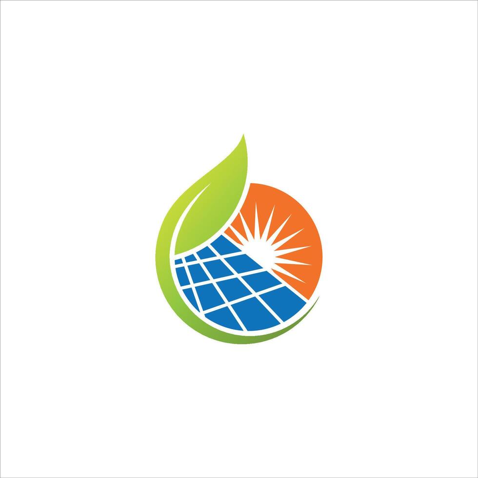modello di progettazione logo energia verde vettore