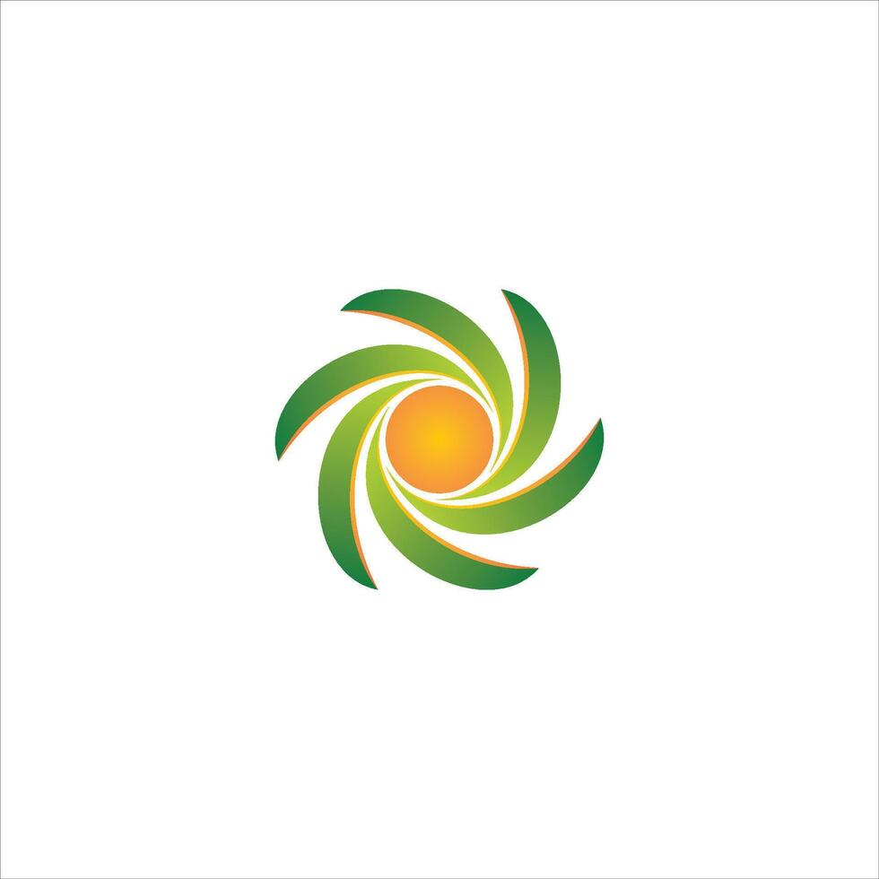 modello di progettazione logo energia verde vettore