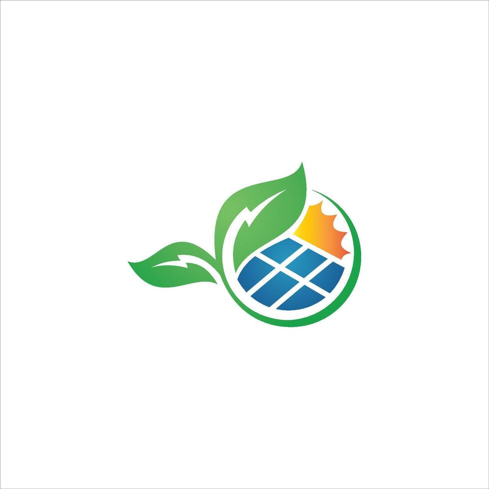 modello di progettazione logo energia verde vettore