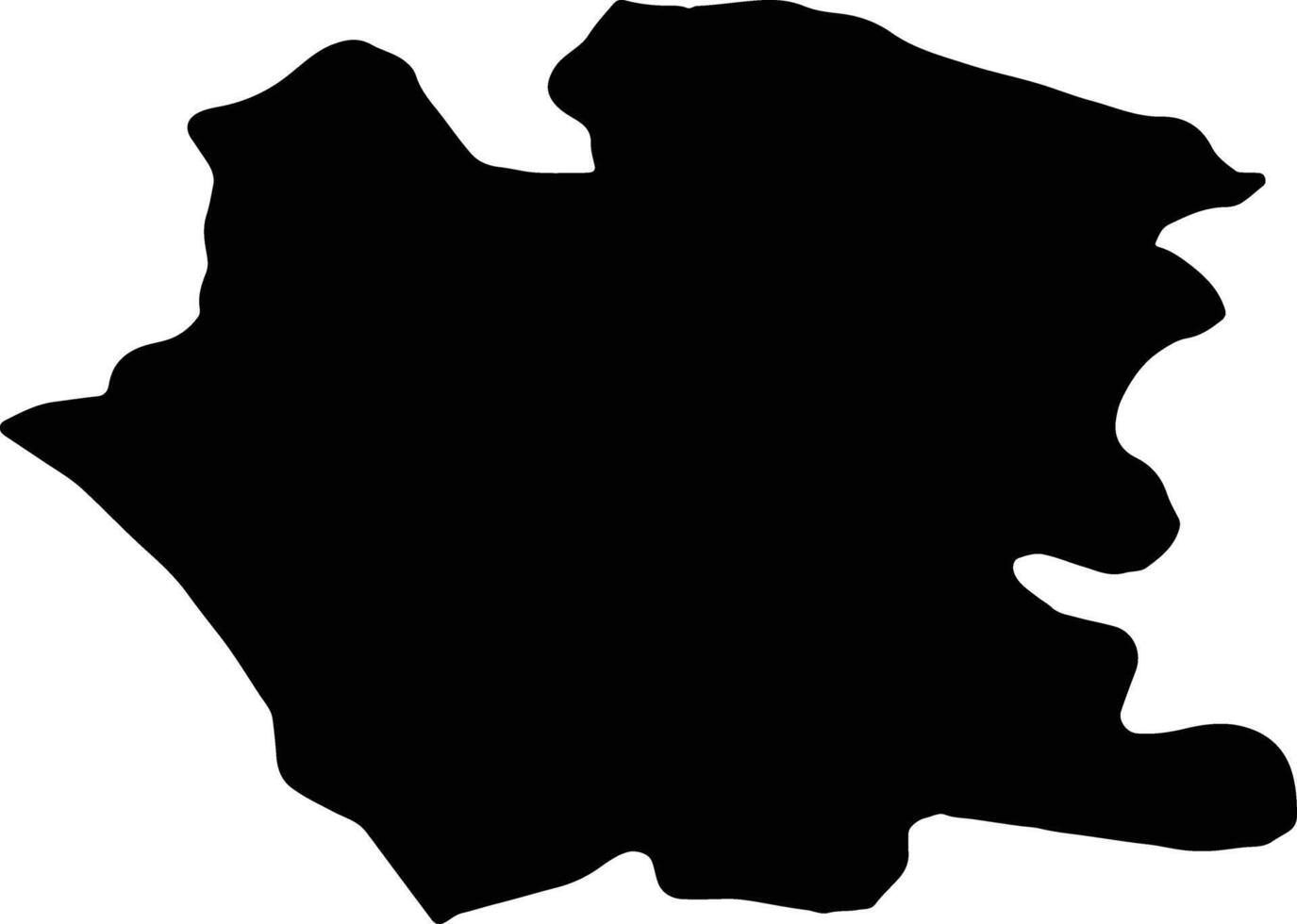 caserta Italia silhouette carta geografica vettore