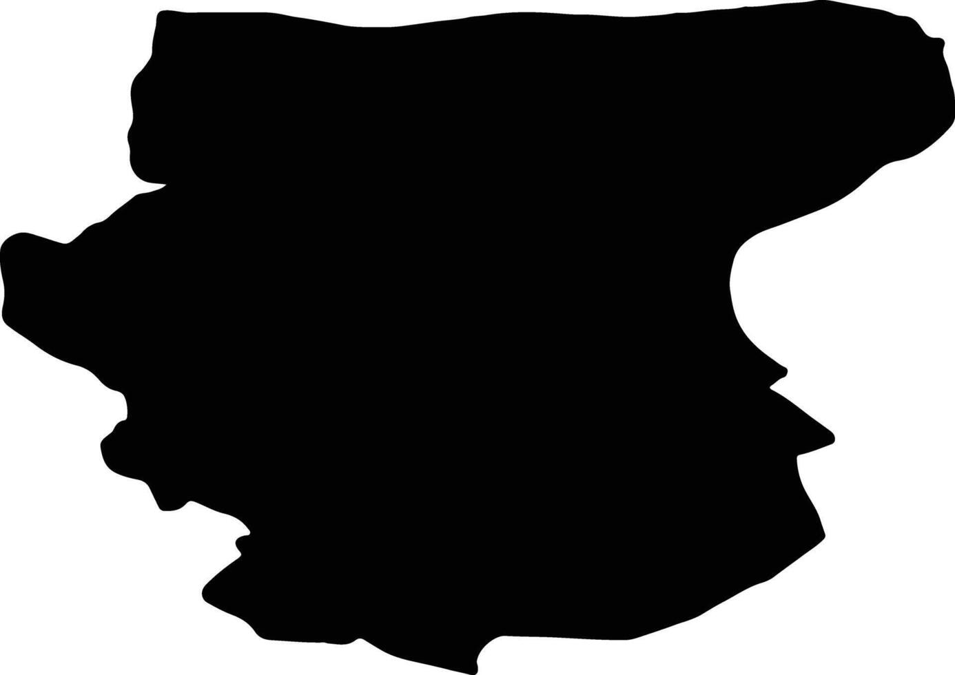 foggia Italia silhouette carta geografica vettore