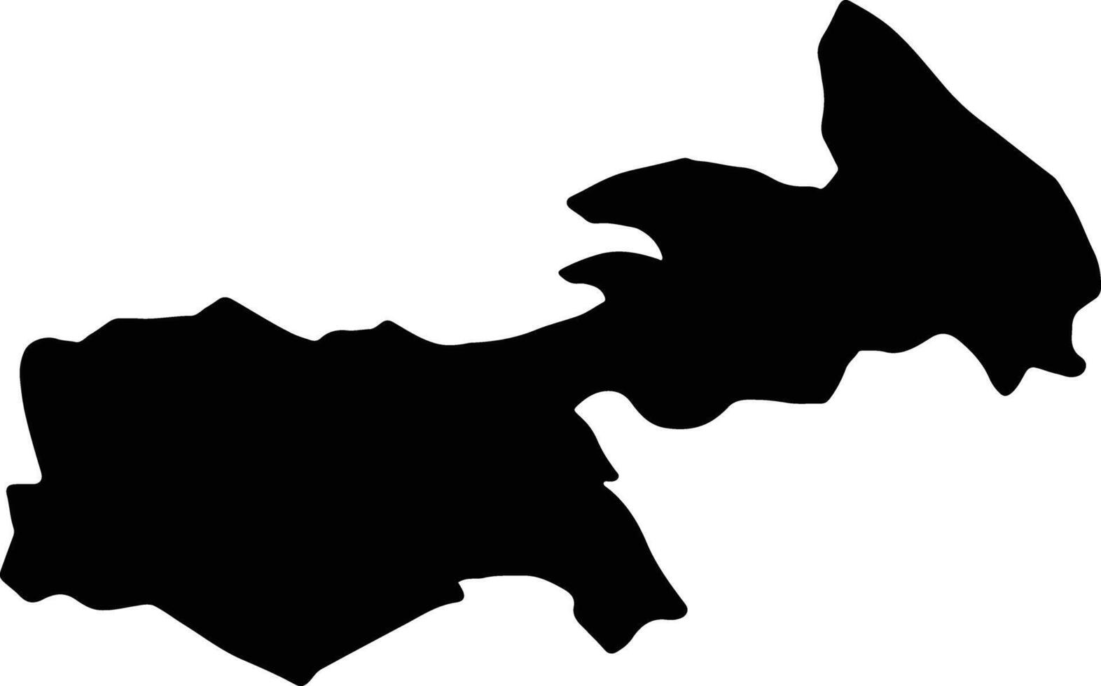 foca bosnia e erzegovina silhouette carta geografica vettore