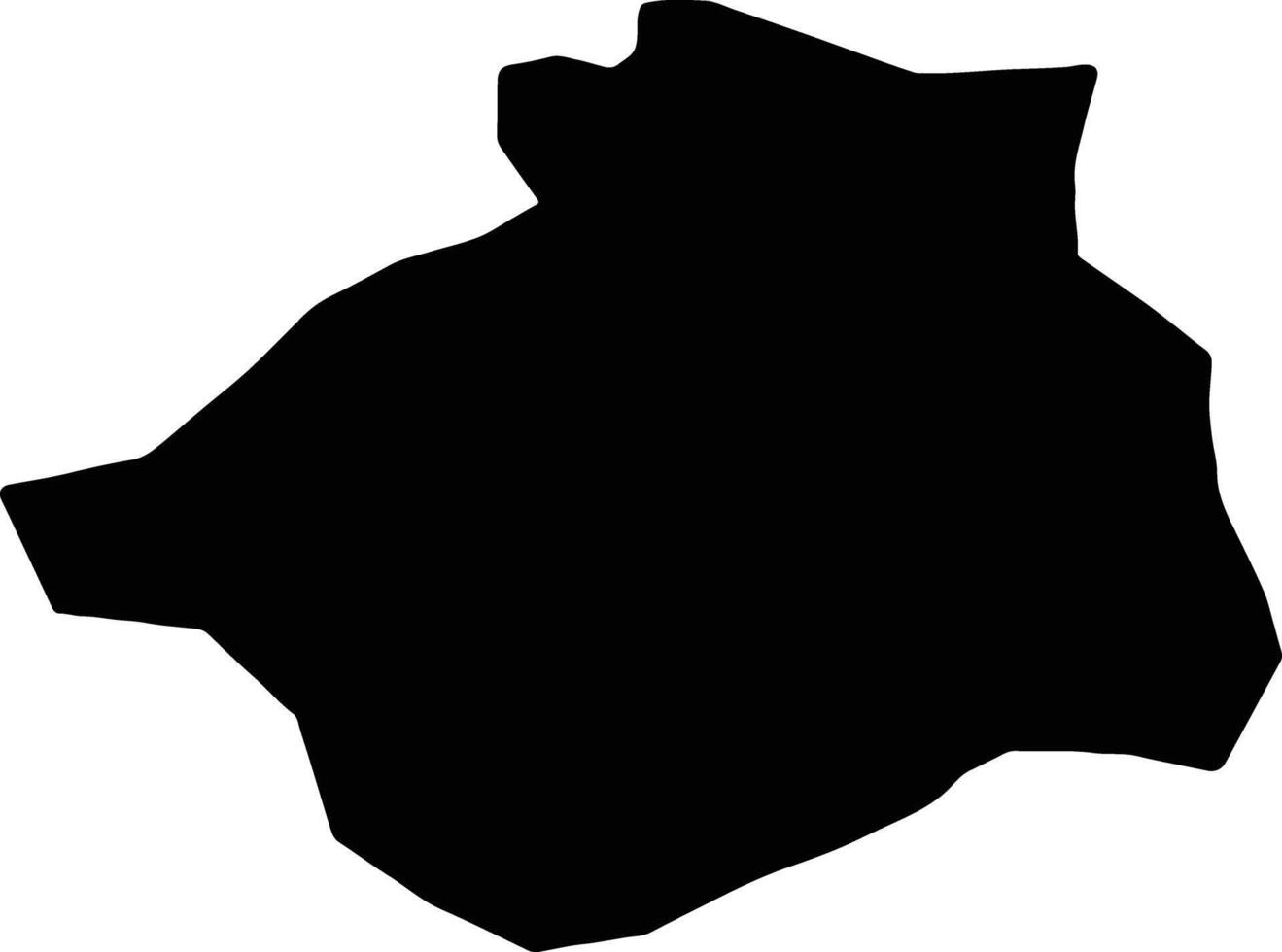 masalli azerbaijan silhouette carta geografica vettore