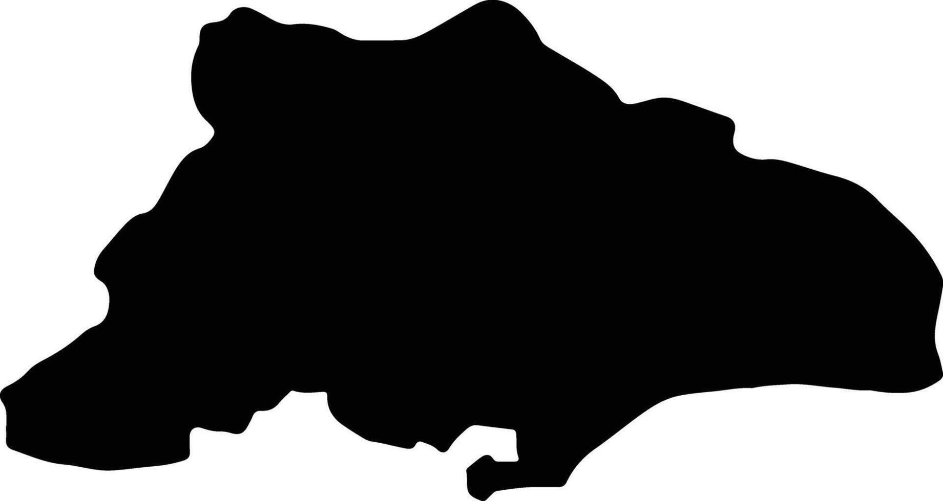 limassol Cipro silhouette carta geografica vettore