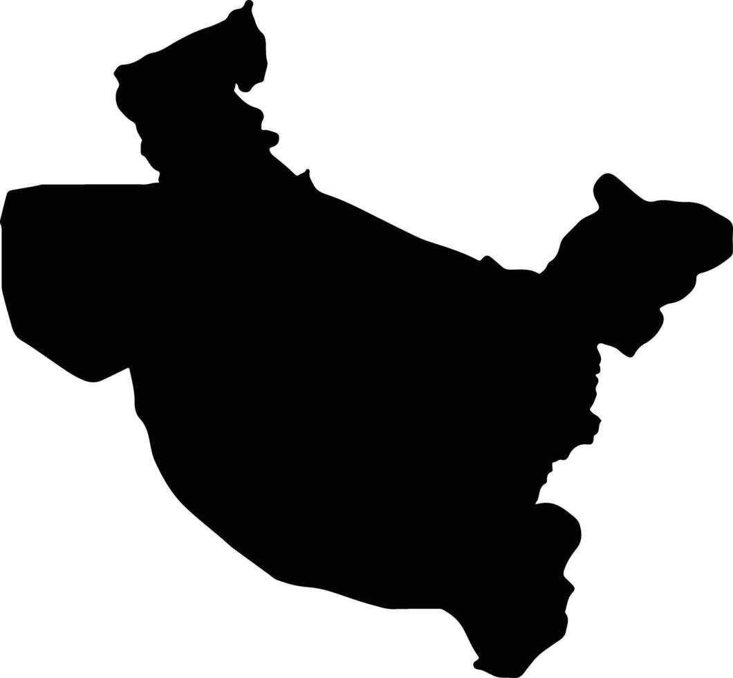 Sala aggiungere Iraq silhouette carta geografica vettore