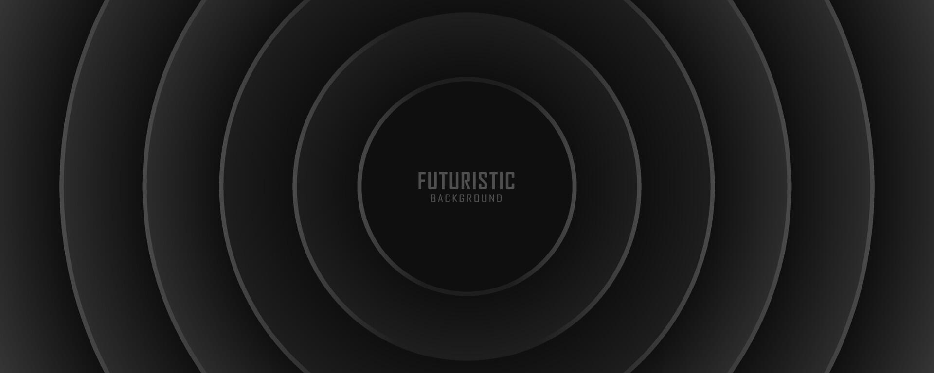 cerchio futuristico buio sfondo vettore design