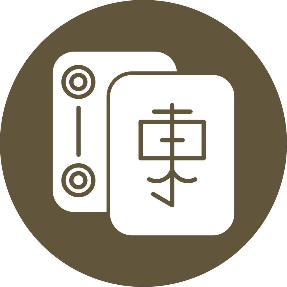 mahjong vettore icona