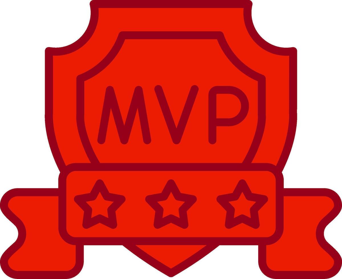 mvp vettore icona