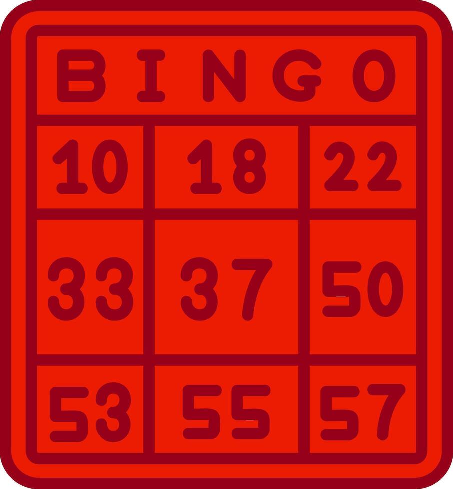 icona del vettore bingo