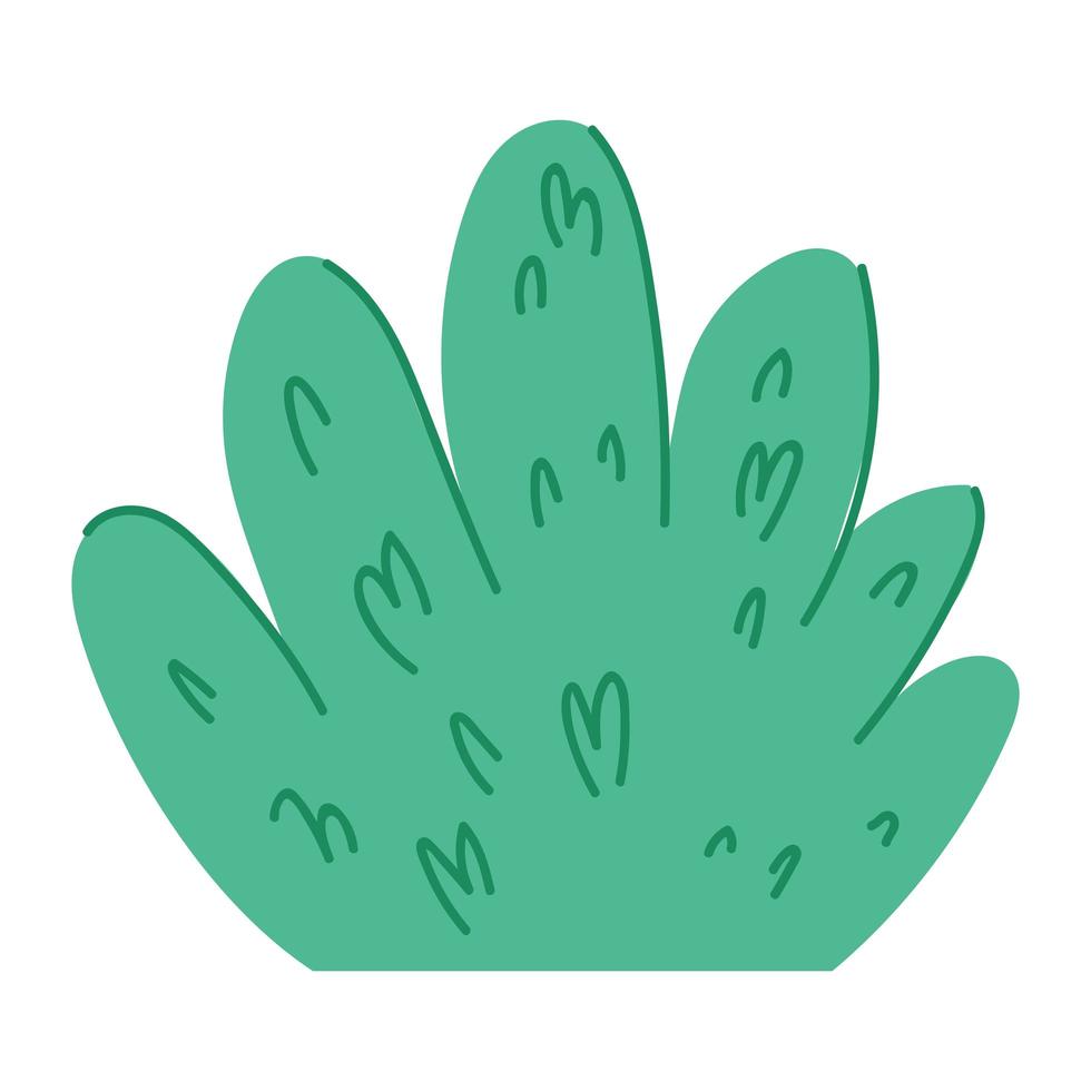 icona del cespuglio verde vettore