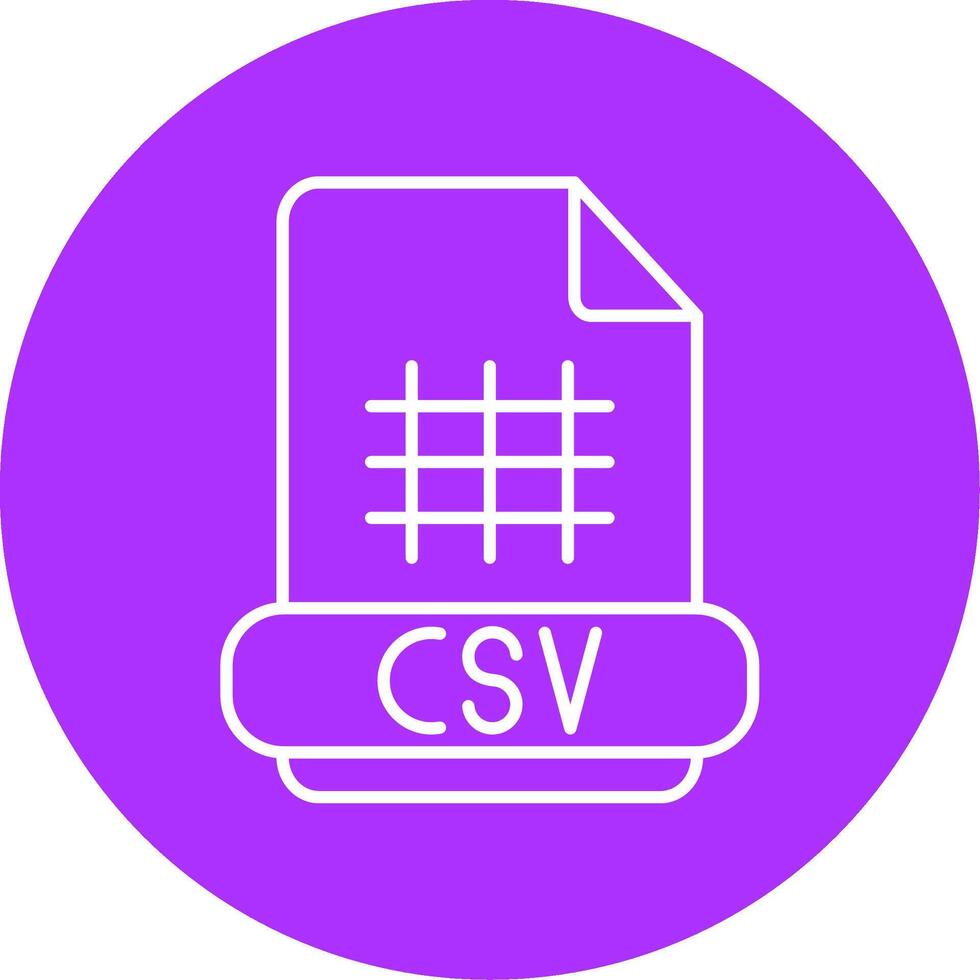 csv linea multicerchio icona vettore