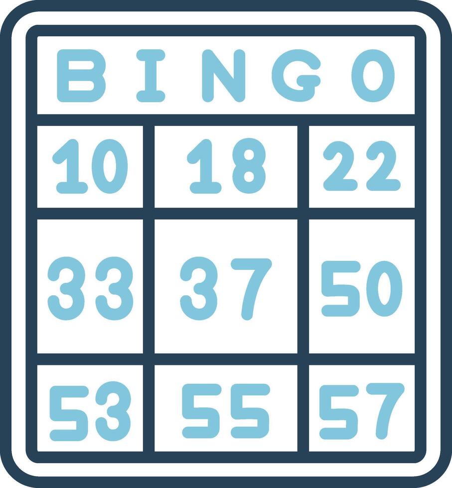 icona del vettore bingo