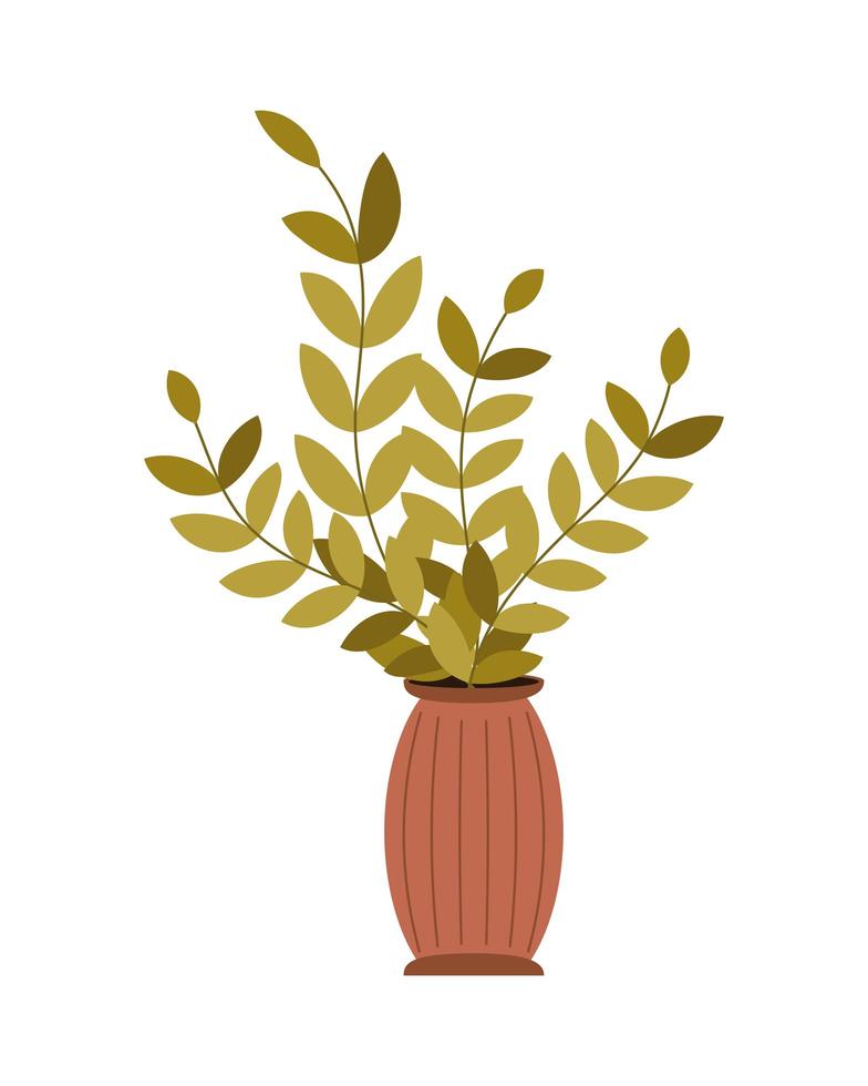 icona della pianta in vaso vettore