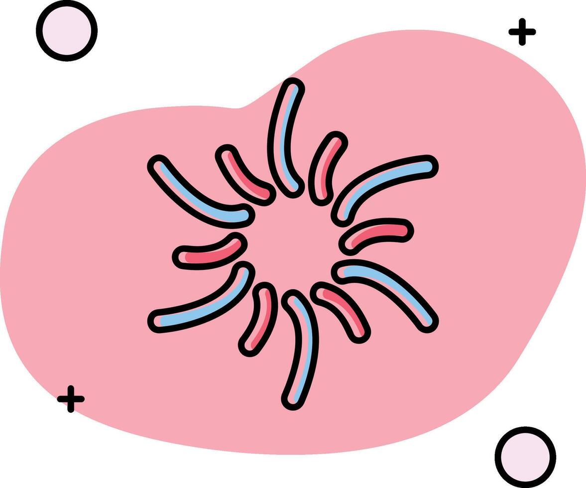 ciclone scivolato icona vettore