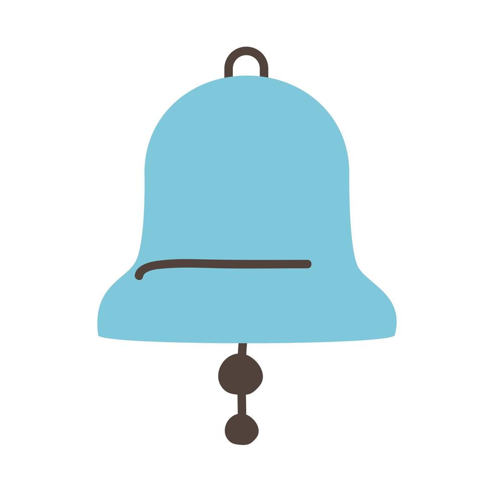 icona campana blu vettore