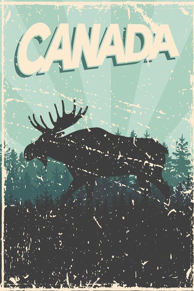 poster del giorno del canada vettore