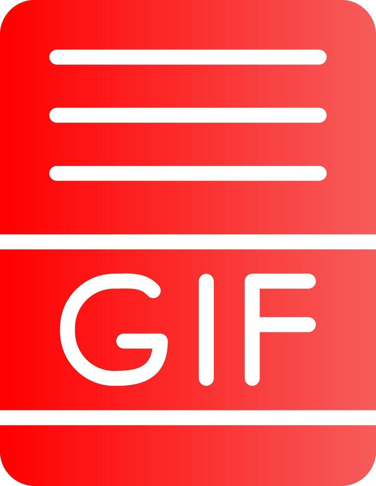 gif creativo icona design vettore