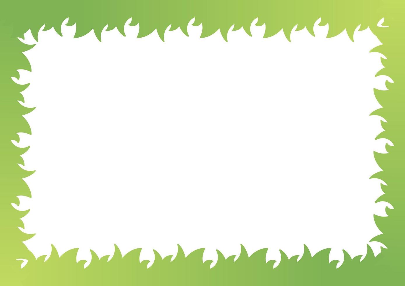 sfondo di erba verde su sfondo bianco con gradazione di colore vettore