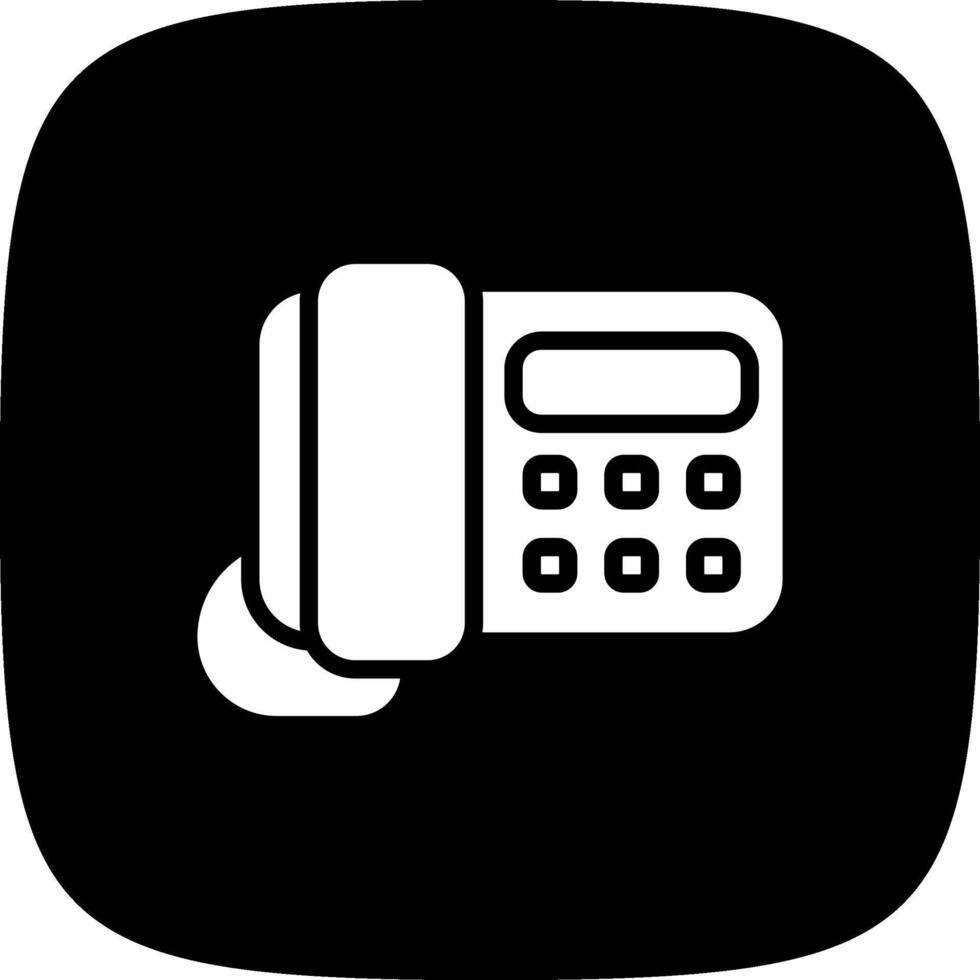 Telefono ufficio creativo icona design vettore