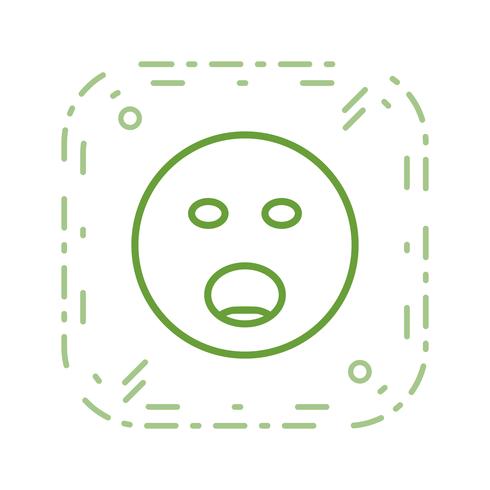 Gridando Emoji Vector Icon