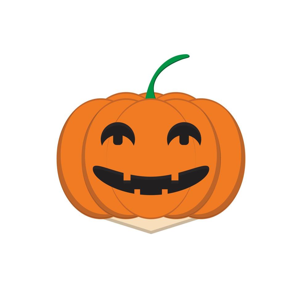 jack o lantern zucca haloween icona linea vettoriale su sfondo bianco immagine per web, presentazione, logo, icona simbolo.