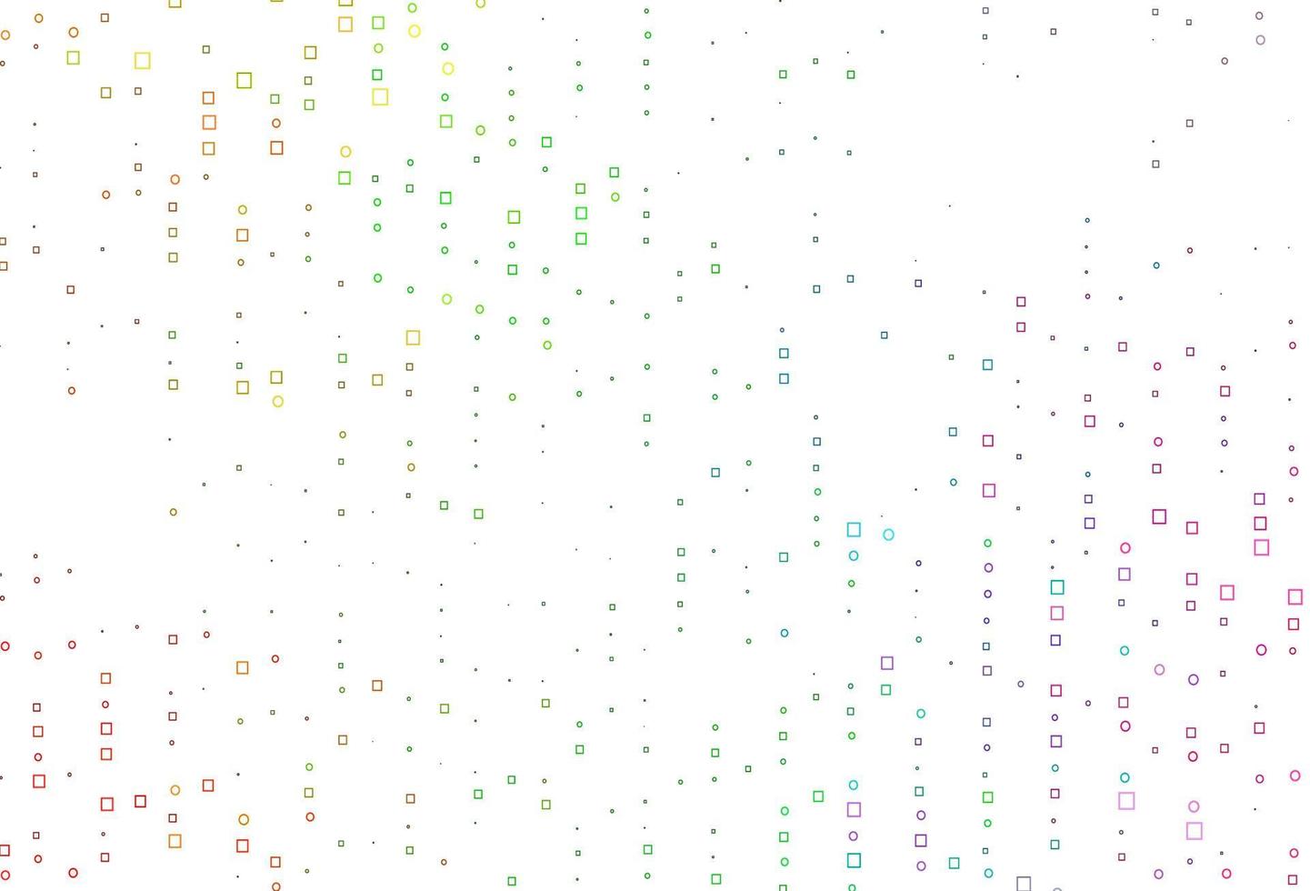 multicolore chiaro, layout vettoriale arcobaleno con rettangoli, quadrati.