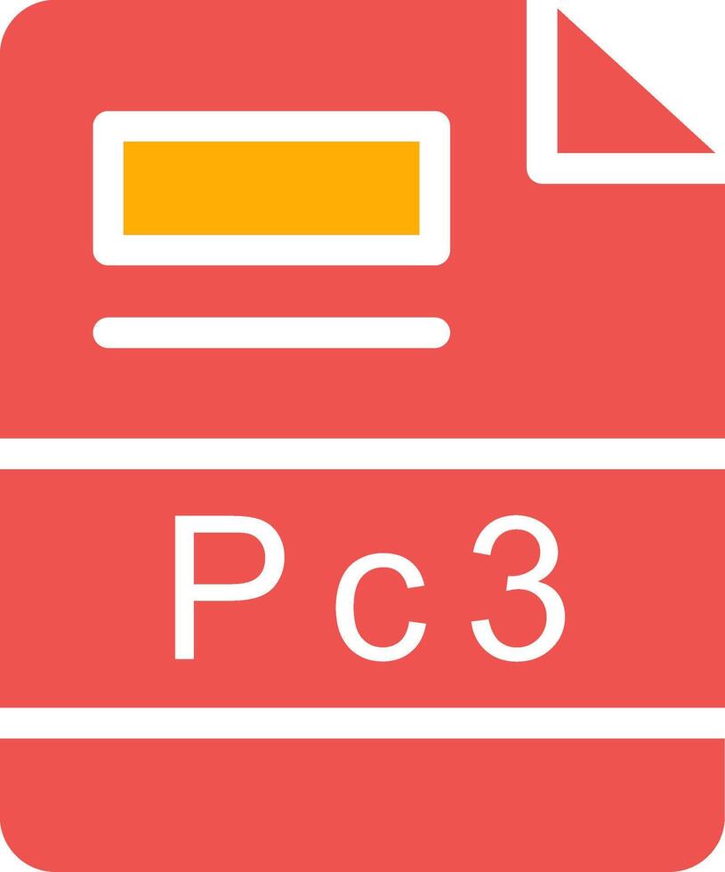 pc3 creativo icona design vettore
