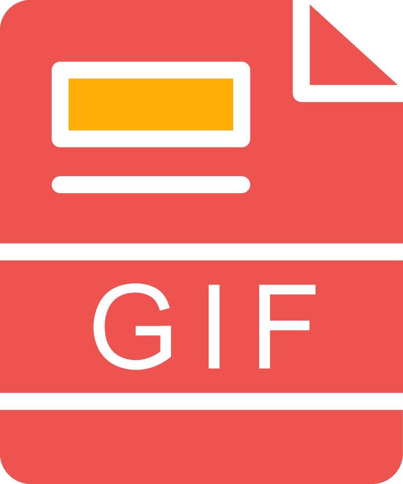 gif creativo icona design vettore