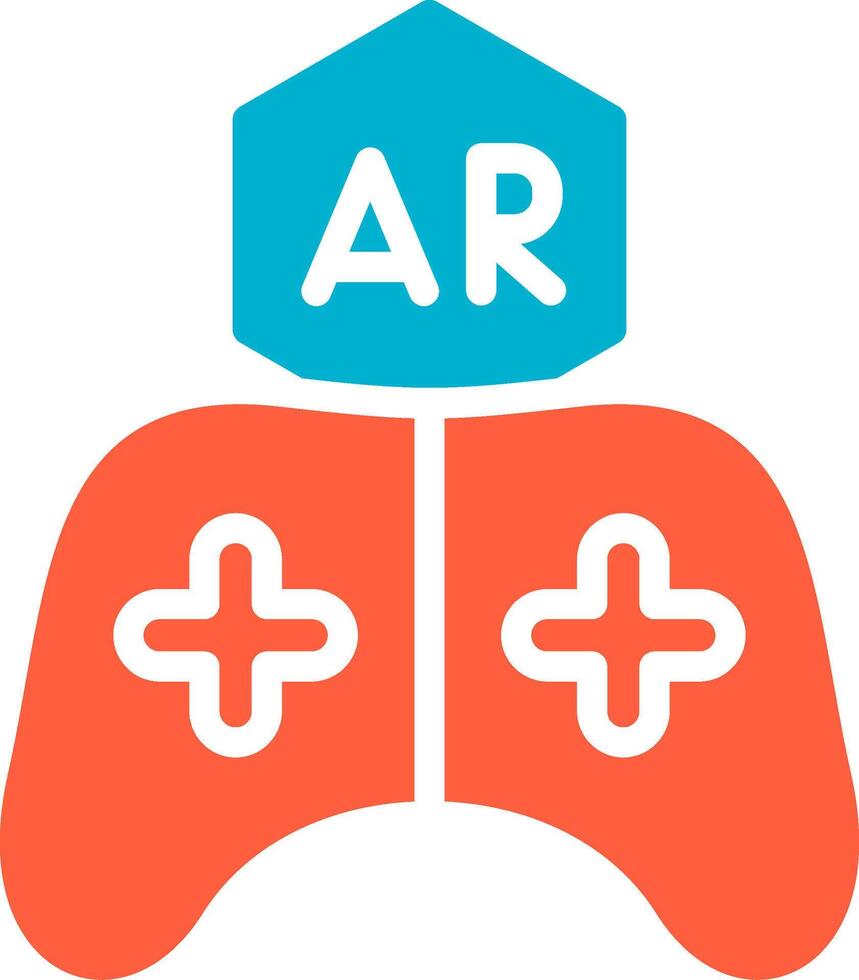 ar controllore creativo icona design vettore