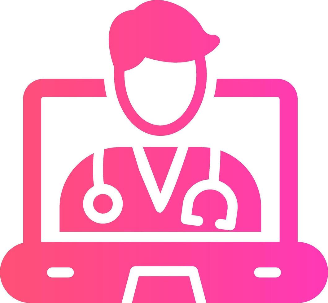 digitale medicina creativo icona design vettore