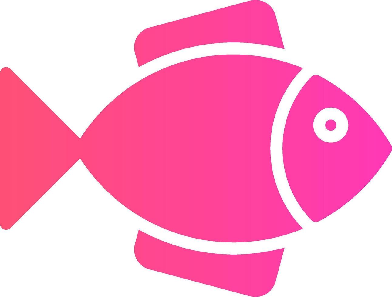 pesce creativo icona design vettore