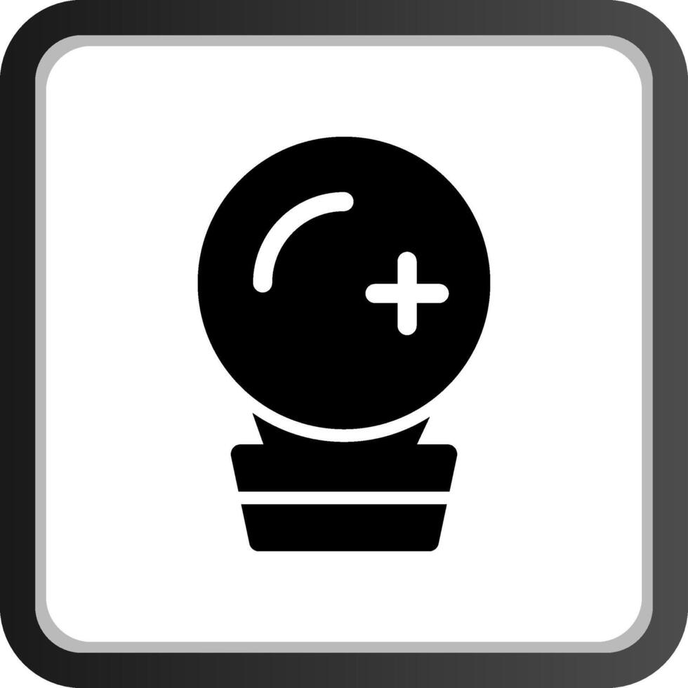 cristallo palla creativo icona design vettore