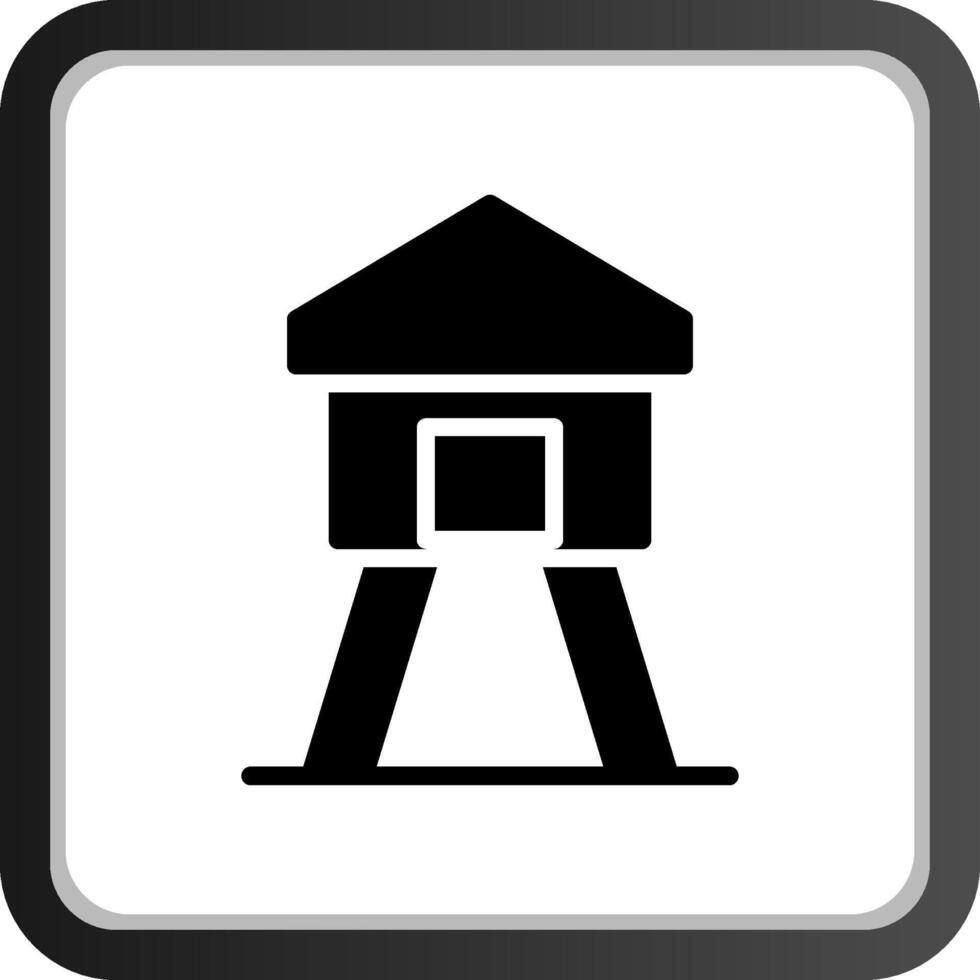 torre di guardia creativo icona design vettore