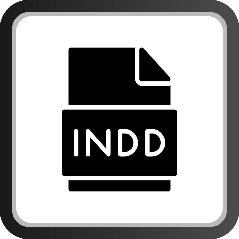 indd file creativo icona design vettore