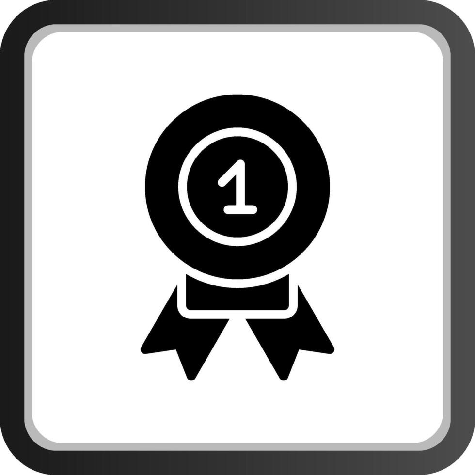 medaglia creativo icona design vettore