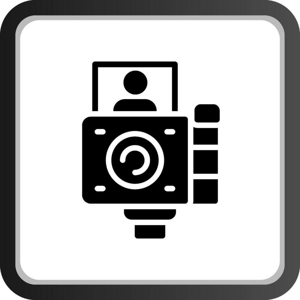 vlogger creativo icona design vettore